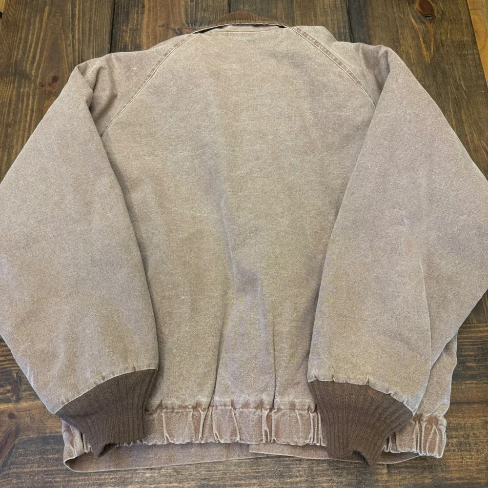 Vintage Walls Leading The Way Outdoors Jacket Mens 2XL Brown Canvas Workwear USA